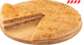 Фирменный пирог «Капуста с колбасками»